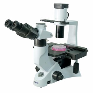 MICROSCÓPIO BIOLÓGICO TRINOCULAR INVERTIDO – K55-IVT